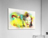 Crazy pin-up graffiti Acrylic Print