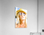Hot Beach Babe In Summer Fashion Acrylic Print
