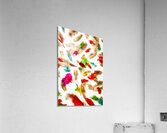 Floating in colourful abstract Acrylic Print