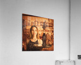 Retro cafe tin sign waitress Acrylic Print