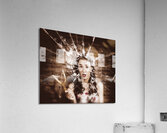 Mischievous vintage housewives Acrylic Print