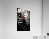 Horror zombie with finger food. Bad taste Acrylic Print