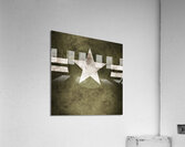 Military army star background Acrylic Print