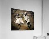 Newsprint scooter Acrylic Print