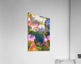 Paint splash pinup art Acrylic Print