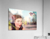 Fantasy fine art beauty. Fairy tale butterflies Acrylic Print