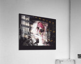 Horror fast food. Drive thru zombie apocalypse Acrylic Print