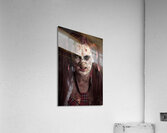 Scary ID photo of female zombie school student Acrylic Print