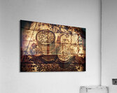 Vintage wooden coffee shop sign Acrylic Print