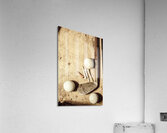 Rustic golf club memorabilia Acrylic Print