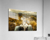 Trekking Tasmanian mountains Acrylic Print