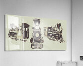 Train stationed Acrylic Print