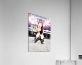 Mechanic Fixing Car Acrylic Print