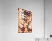 Vintage grinder with sacks of coffee beans Acrylic Print