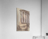 Young woman posing in opulent vintage fashion Acrylic Print