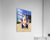 Retro Girl On Travel Trip To Down Under Australia Acrylic Print