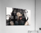 Vouge Fashion Model Wearing Vintage Style Headwear Acrylic Print