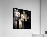 Businessman Puzzle Solving With Digital Solutions Acrylic Print