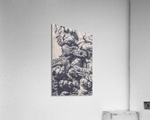 Historic angel abstract Acrylic Print