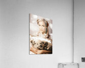 Vintage Portrait Of A Perfect Female Beauty Acrylic Print