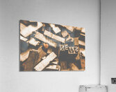 Retro news print  Acrylic Print