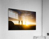 Late afternoon ocean sunset Acrylic Print