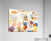 A colourful blueprint Acrylic Print