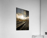 Old railroad track Acrylic Print