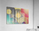 Vinyl recordings background Acrylic Print