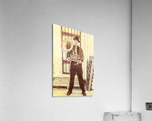 Jazz man in the back alley Acrylic Print