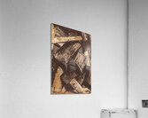 Antique photo of an axe and wood splitter Acrylic Print