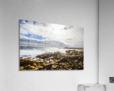 Sun rising over the ocean Acrylic Print