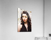 Surprised Sixties Fashion Woman Acrylic Print