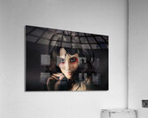 Beautiful Jewellery Woman Wearing Necklace Acrylic Print