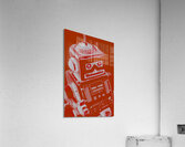 Industrial red Acrylic Print