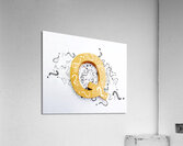 Questions in need of answers on white background Acrylic Print