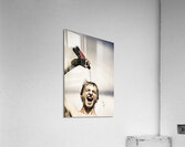 Crazy young Irish man celebrating St Patricks Day  Acrylic Print