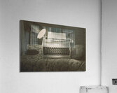 1930s press release on antique reporters desk Acrylic Print