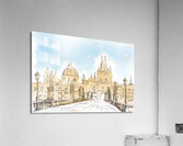 Artistic digital painting of Charles Bridge Prague Acrylic Print
