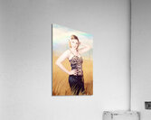 Female explorer on South African wilderness tour Acrylic Print