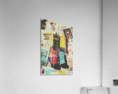 Pop art in post Acrylic Print