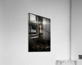 Tasmania lighthouse in rain storm. Guiding light Acrylic Print