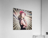 Beautiful model in vintage fashion accessories  Acrylic Print