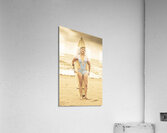 Grunge Surfer Acrylic Print