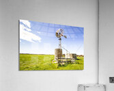 Wind powered farming station Acrylic Print