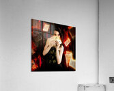 Tarot Magician Holding Magic Fire Cards Of Fate Acrylic Print