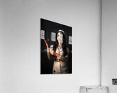 Living dead health professional putting on gloves Acrylic Print