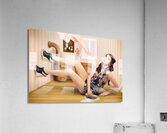 Retro pinup girl. Fashion choice for vintage women Acrylic Print