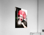 Ms Frightened The Scared Clown Acrylic Print