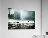 Snow railway Acrylic Print